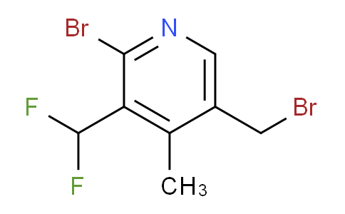 2-Bromo-5-(bromomethyl)-3-(difluoromethyl)-4-methylpyridine