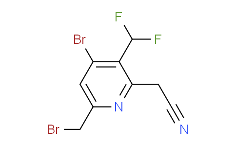AM122324 | 1806918-28-4 | 4-Bromo-6-(bromomethyl)-3-(difluoromethyl)pyridine-2-acetonitrile
