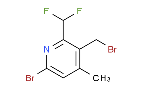 6-Bromo-3-(bromomethyl)-2-(difluoromethyl)-4-methylpyridine