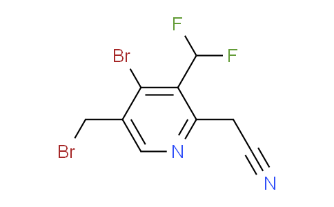 AM122329 | 1806918-44-4 | 4-Bromo-5-(bromomethyl)-3-(difluoromethyl)pyridine-2-acetonitrile