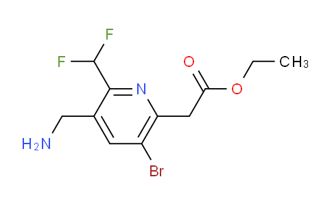 AM122342 | 1807000-33-4 | Ethyl 3-(aminomethyl)-5-bromo-2-(difluoromethyl)pyridine-6-acetate