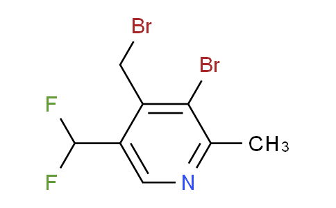 3-Bromo-4-(bromomethyl)-5-(difluoromethyl)-2-methylpyridine