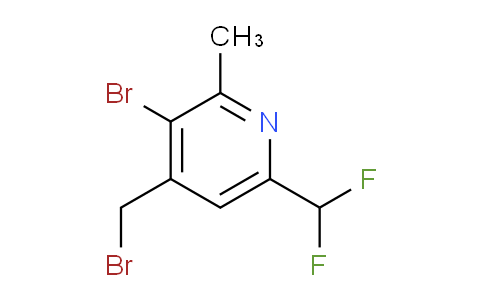 3-Bromo-4-(bromomethyl)-6-(difluoromethyl)-2-methylpyridine