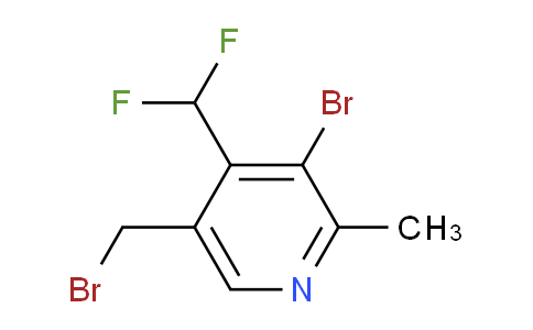 3-Bromo-5-(bromomethyl)-4-(difluoromethyl)-2-methylpyridine