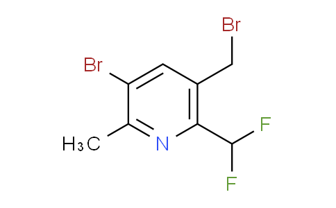 AM122350 | 1805343-44-5 | 3-Bromo-5-(bromomethyl)-6-(difluoromethyl)-2-methylpyridine