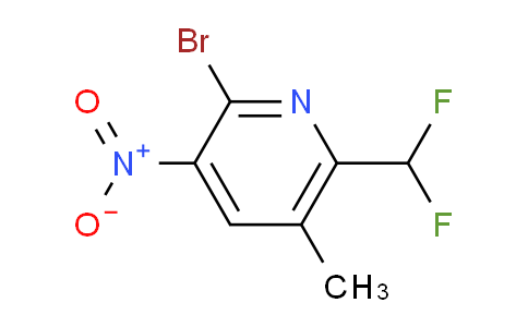 AM122361 | 1804463-86-2 | 2-Bromo-6-(difluoromethyl)-5-methyl-3-nitropyridine