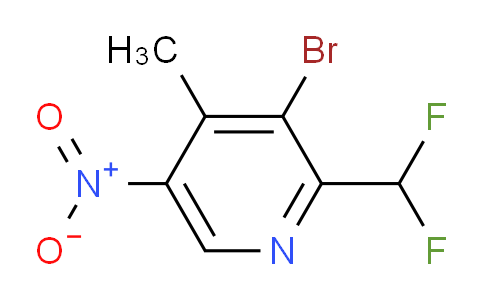 AM122362 | 1806873-41-5 | 3-Bromo-2-(difluoromethyl)-4-methyl-5-nitropyridine