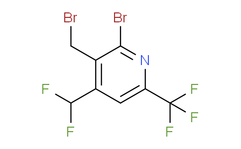 2-Bromo-3-(bromomethyl)-4-(difluoromethyl)-6-(trifluoromethyl)pyridine