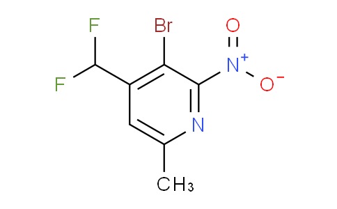 AM122370 | 1805928-49-7 | 3-Bromo-4-(difluoromethyl)-6-methyl-2-nitropyridine