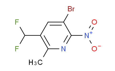 AM122375 | 1804458-29-4 | 3-Bromo-5-(difluoromethyl)-6-methyl-2-nitropyridine