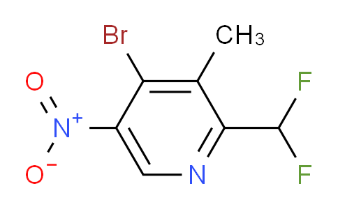 AM122376 | 1805928-94-2 | 4-Bromo-2-(difluoromethyl)-3-methyl-5-nitropyridine