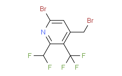 AM122377 | 1805039-78-4 | 6-Bromo-4-(bromomethyl)-2-(difluoromethyl)-3-(trifluoromethyl)pyridine