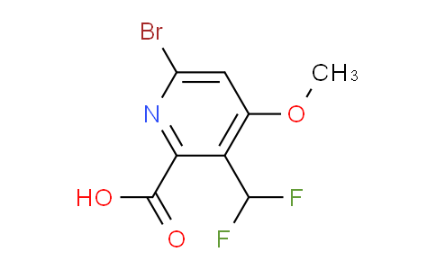 AM122382 | 1805342-13-5 | 6-Bromo-3-(difluoromethyl)-4-methoxypyridine-2-carboxylic acid