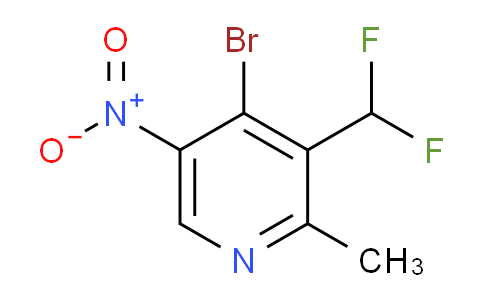 AM122384 | 1804458-50-1 | 4-Bromo-3-(difluoromethyl)-2-methyl-5-nitropyridine