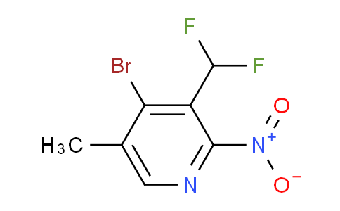 AM122385 | 1805381-80-9 | 4-Bromo-3-(difluoromethyl)-5-methyl-2-nitropyridine