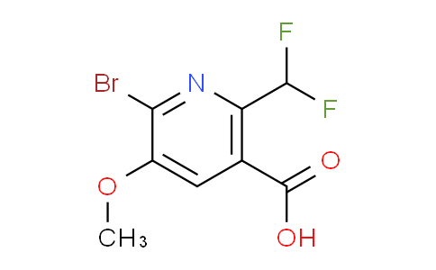 AM122386 | 1805351-80-7 | 2-Bromo-6-(difluoromethyl)-3-methoxypyridine-5-carboxylic acid