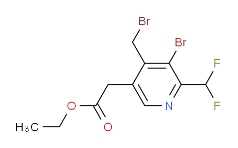 AM122389 | 1806923-29-4 | Ethyl 3-bromo-4-(bromomethyl)-2-(difluoromethyl)pyridine-5-acetate