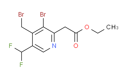 AM122390 | 1805951-37-4 | Ethyl 3-bromo-4-(bromomethyl)-5-(difluoromethyl)pyridine-2-acetate