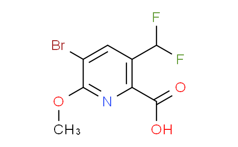 AM122391 | 1805342-69-1 | 3-Bromo-5-(difluoromethyl)-2-methoxypyridine-6-carboxylic acid