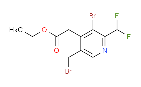 AM122392 | 1805340-57-1 | Ethyl 3-bromo-5-(bromomethyl)-2-(difluoromethyl)pyridine-4-acetate