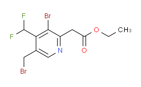 AM122394 | 1805951-46-5 | Ethyl 3-bromo-5-(bromomethyl)-4-(difluoromethyl)pyridine-2-acetate