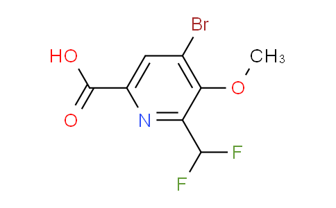 AM122397 | 1805247-89-5 | 4-Bromo-2-(difluoromethyl)-3-methoxypyridine-6-carboxylic acid