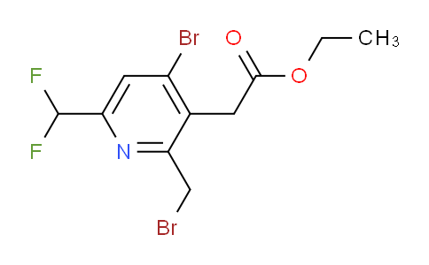 AM122398 | 1805951-62-5 | Ethyl 4-bromo-2-(bromomethyl)-6-(difluoromethyl)pyridine-3-acetate