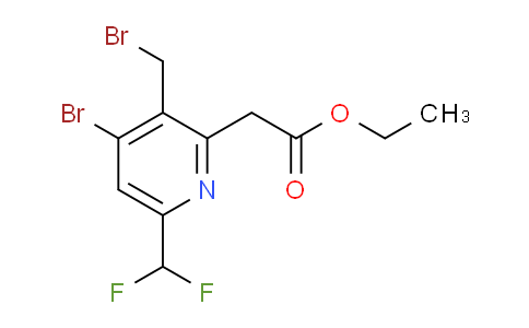 AM122402 | 1805340-93-5 | Ethyl 4-bromo-3-(bromomethyl)-6-(difluoromethyl)pyridine-2-acetate
