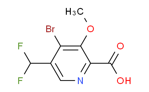 4-Bromo-5-(difluoromethyl)-3-methoxypyridine-2-carboxylic acid