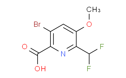 AM122408 | 1805430-41-4 | 5-Bromo-2-(difluoromethyl)-3-methoxypyridine-6-carboxylic acid