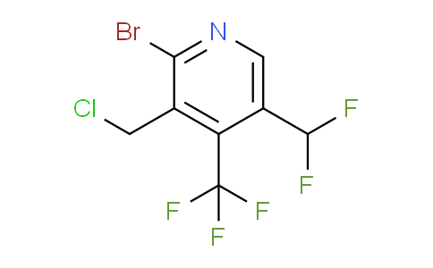 AM122411 | 1806913-86-9 | 2-Bromo-3-(chloromethyl)-5-(difluoromethyl)-4-(trifluoromethyl)pyridine