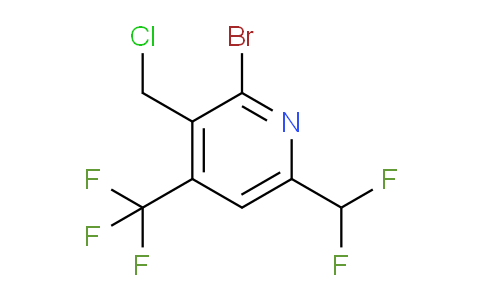 AM122412 | 1806869-36-2 | 2-Bromo-3-(chloromethyl)-6-(difluoromethyl)-4-(trifluoromethyl)pyridine