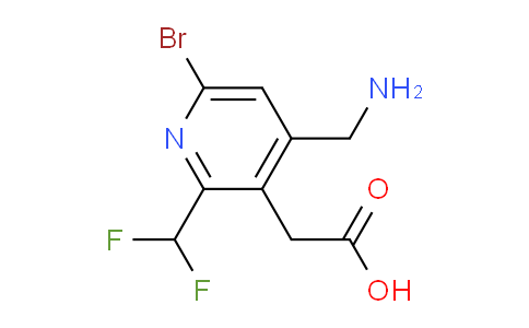 AM122415 | 1805943-38-7 | 4-(Aminomethyl)-6-bromo-2-(difluoromethyl)pyridine-3-acetic acid