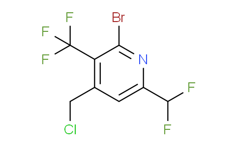 AM122416 | 1806913-93-8 | 2-Bromo-4-(chloromethyl)-6-(difluoromethyl)-3-(trifluoromethyl)pyridine