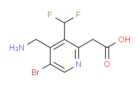 AM122417 | 1805446-72-3 | 4-(Aminomethyl)-5-bromo-3-(difluoromethyl)pyridine-2-acetic acid