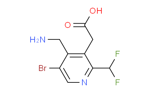 AM122418 | 1804488-31-0 | 4-(Aminomethyl)-5-bromo-2-(difluoromethyl)pyridine-3-acetic acid