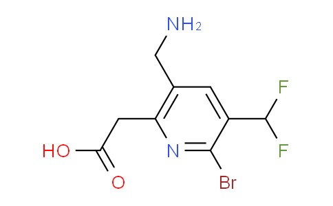 AM122420 | 1805169-73-6 | 5-(Aminomethyl)-2-bromo-3-(difluoromethyl)pyridine-6-acetic acid