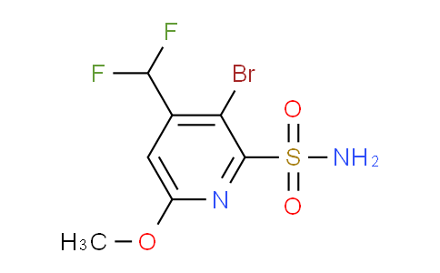 AM122423 | 1805428-50-5 | 3-Bromo-4-(difluoromethyl)-6-methoxypyridine-2-sulfonamide