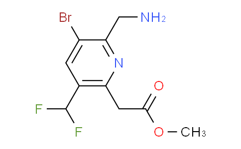 AM122427 | 1805169-79-2 | Methyl 2-(aminomethyl)-3-bromo-5-(difluoromethyl)pyridine-6-acetate