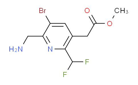 AM122429 | 1804488-36-5 | Methyl 2-(aminomethyl)-3-bromo-6-(difluoromethyl)pyridine-5-acetate