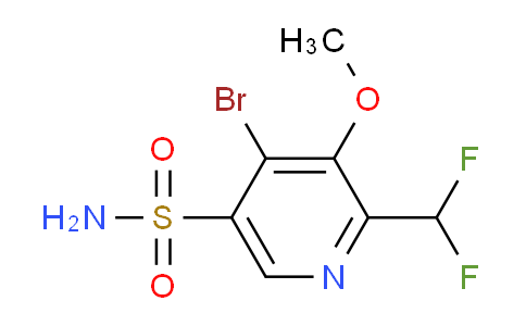 AM122431 | 1805340-16-2 | 4-Bromo-2-(difluoromethyl)-3-methoxypyridine-5-sulfonamide