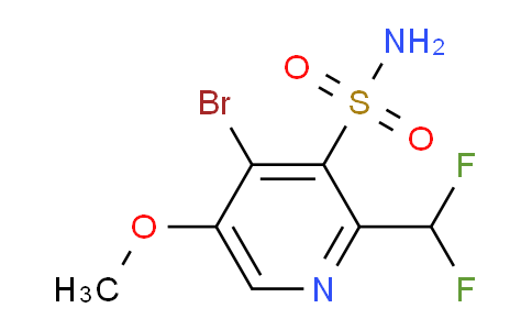 AM122432 | 1805243-27-9 | 4-Bromo-2-(difluoromethyl)-5-methoxypyridine-3-sulfonamide