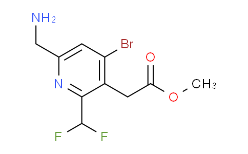 AM122435 | 1805345-13-4 | Methyl 6-(aminomethyl)-4-bromo-2-(difluoromethyl)pyridine-3-acetate
