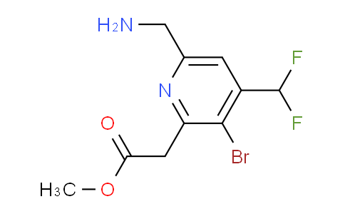 AM122436 | 1806970-95-5 | Methyl 6-(aminomethyl)-3-bromo-4-(difluoromethyl)pyridine-2-acetate