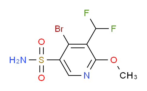 AM122437 | 1805168-63-1 | 4-Bromo-3-(difluoromethyl)-2-methoxypyridine-5-sulfonamide