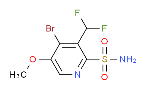AM122438 | 1805351-99-8 | 4-Bromo-3-(difluoromethyl)-5-methoxypyridine-2-sulfonamide