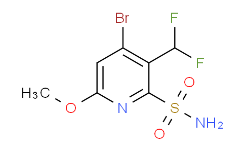 4-Bromo-3-(difluoromethyl)-6-methoxypyridine-2-sulfonamide