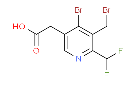4-Bromo-3-(bromomethyl)-2-(difluoromethyl)pyridine-5-acetic acid