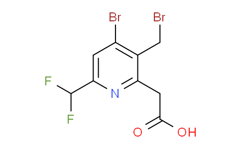 AM122447 | 1805344-65-3 | 4-Bromo-3-(bromomethyl)-6-(difluoromethyl)pyridine-2-acetic acid