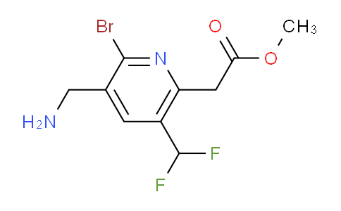 AM122450 | 1805447-43-1 | Methyl 3-(aminomethyl)-2-bromo-5-(difluoromethyl)pyridine-6-acetate